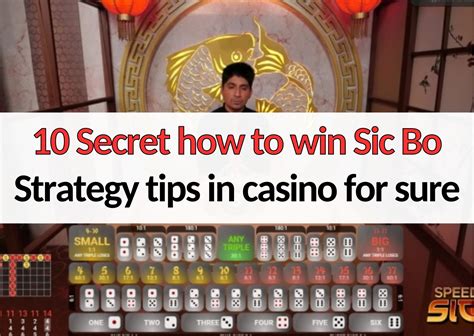 casino sic bo strategy